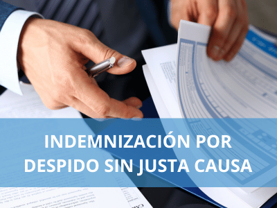 Papeles donde viene reflejada la indemnización